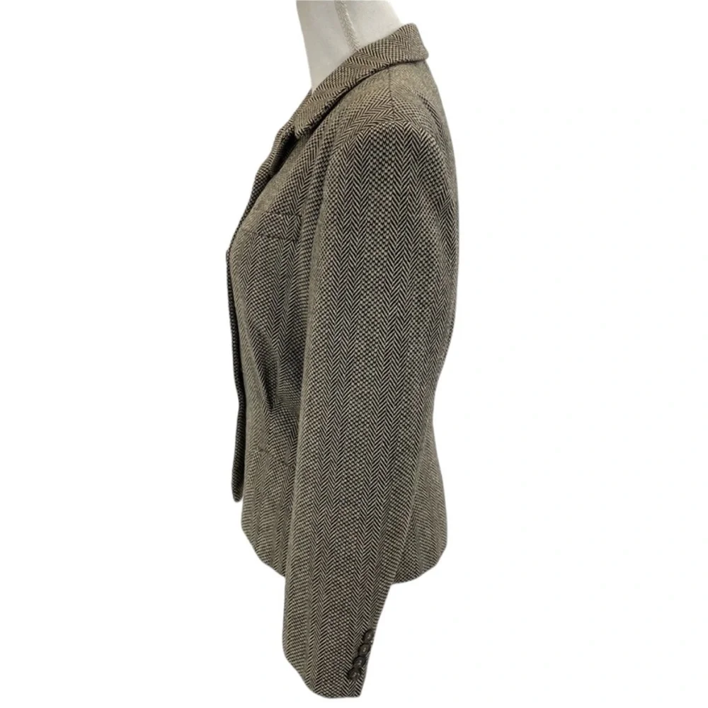 Ralph Lauren Purple Label Wool/Cashmere Jacket 10 Brown - Picture 5 of 15